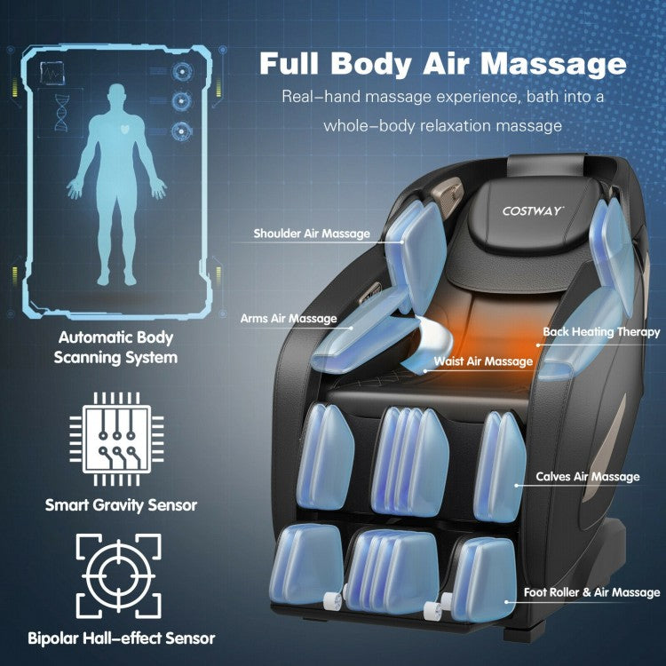 Relaxation 02 - Full Body Zero Gravity Shiatsu Massage Chair with SL Track Heat