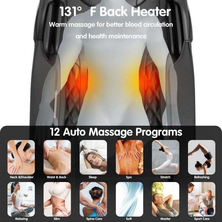 Relaxation 02 - Full Body Zero Gravity Shiatsu Massage Chair with SL Track Heat