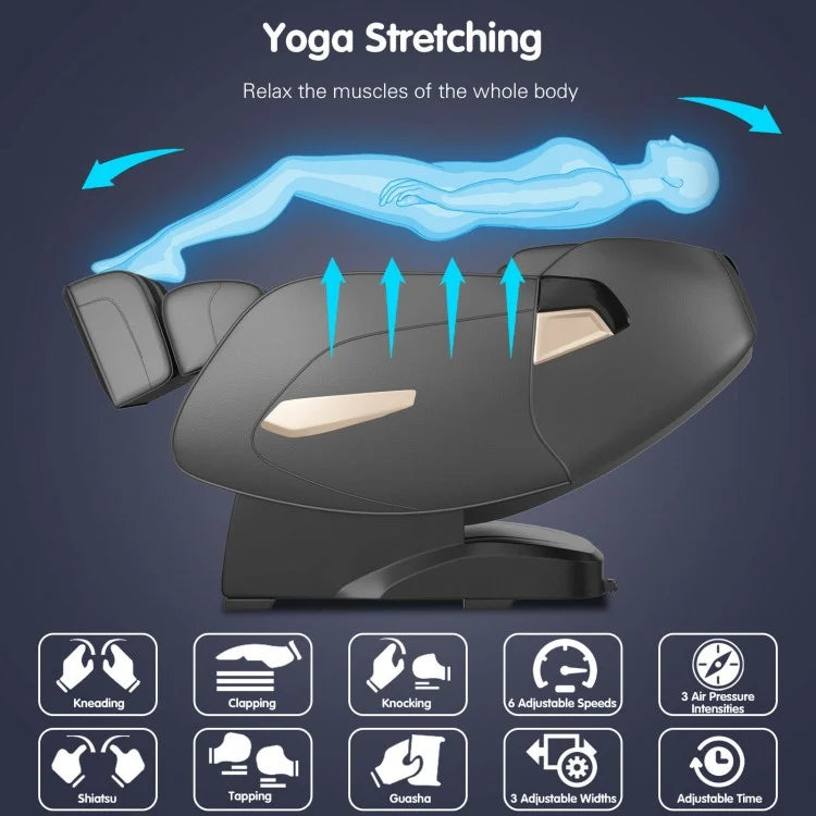 Relaxation 02 - Full Body Zero Gravity Shiatsu Massage Chair with SL Track Heat
