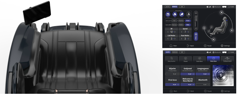 YA122U 5D Sonic Wave Full Body Zero Gravity Massage Chair