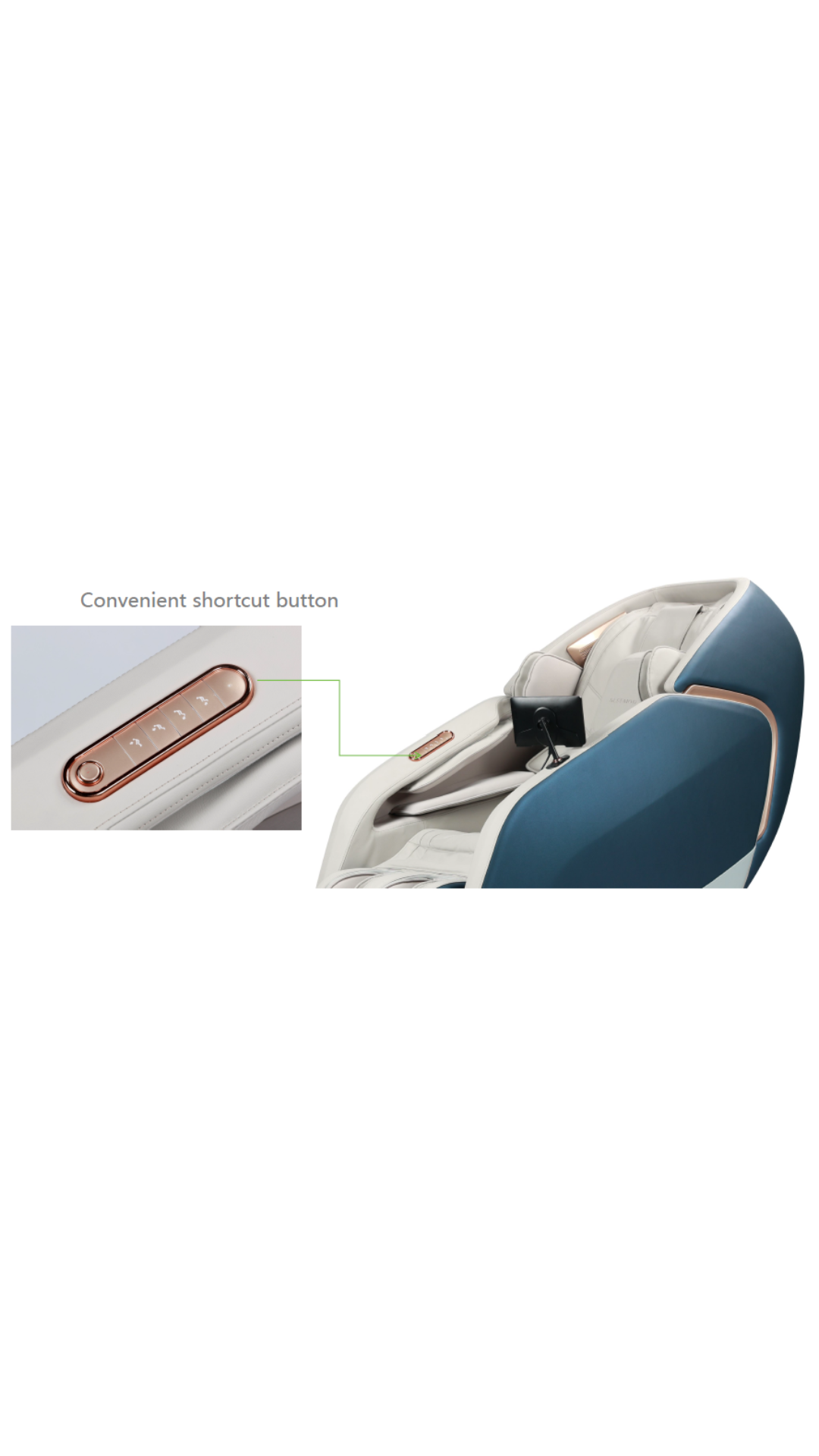 BH-A268 4D Full Body SL Track AI Massage Chair