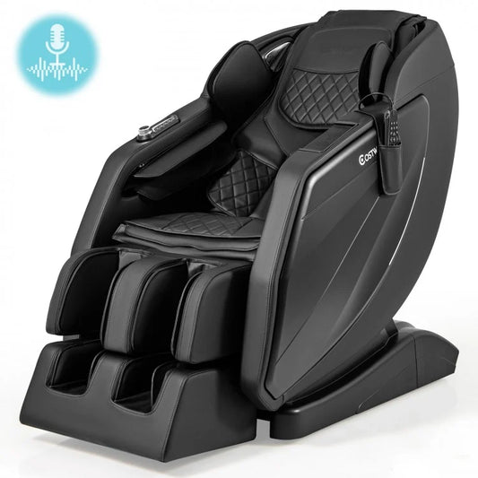 W437WL 4D Full Body Zero Gravity Massage Recliner with Airbags Heater and Foot Rollers