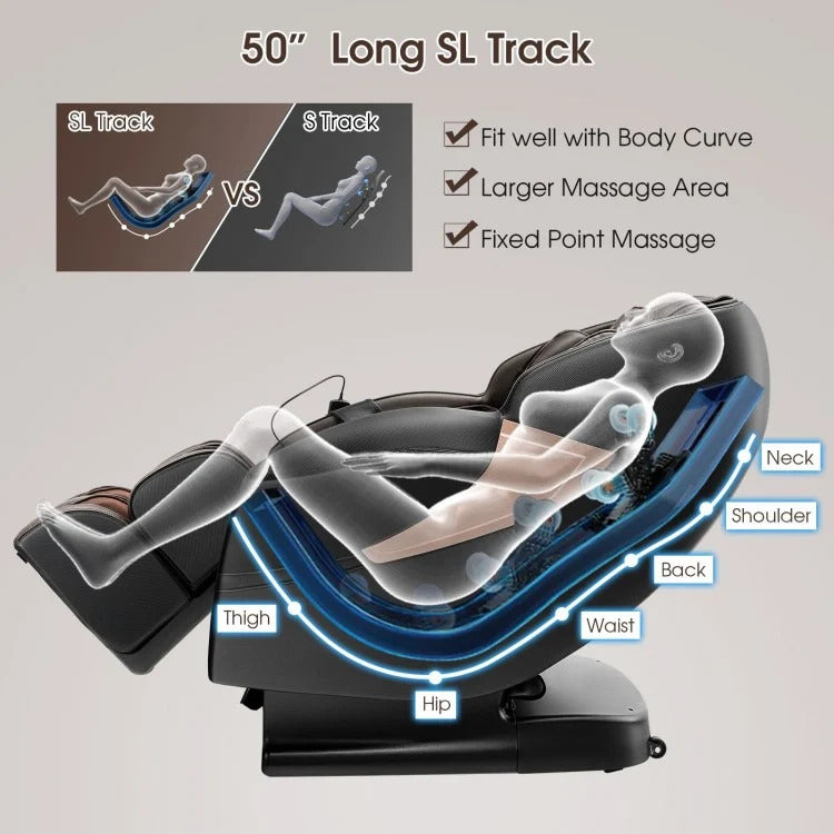 Relaxation 25 - Zero Gravity SL-Track Electric Shiatsu Massage Chair
