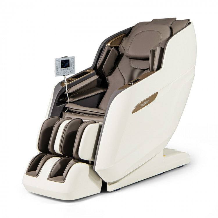 W336WL 3D SL Track Massage Chair with Airbags Waist and Calves Heating Foot Rollers