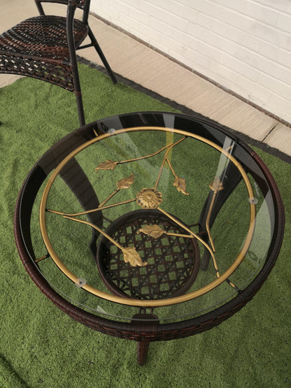 C41 - 2 Person Round/Square Outdoor Dining Set