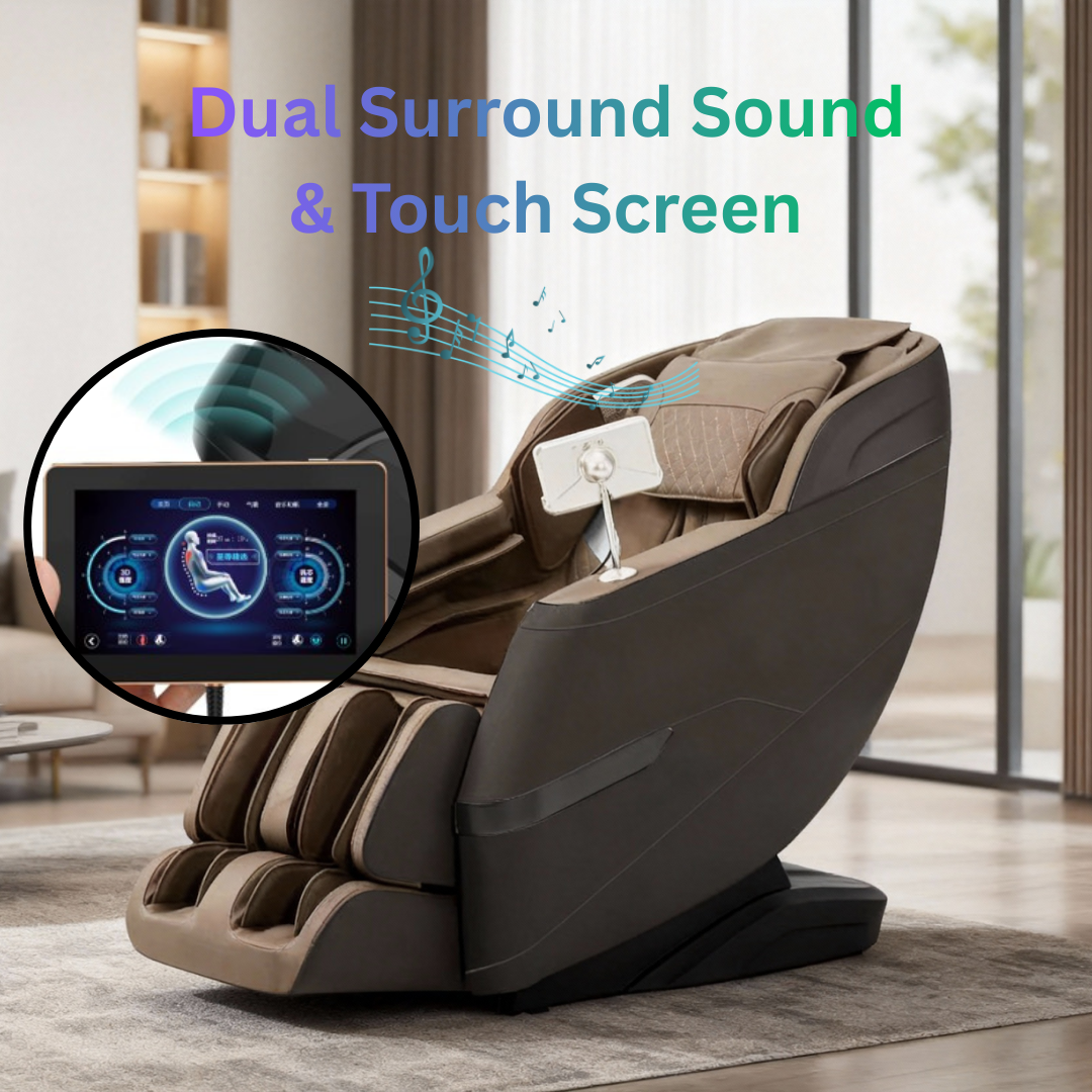 WA329: Multi-Dimensional Comfort Massage Chair Full Body Zero Gravity Massage Recliner with Airbags and Foot Rollers