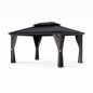 12x16 Double-Roof Hardtop Gazebo with Galvanized Steel Roof