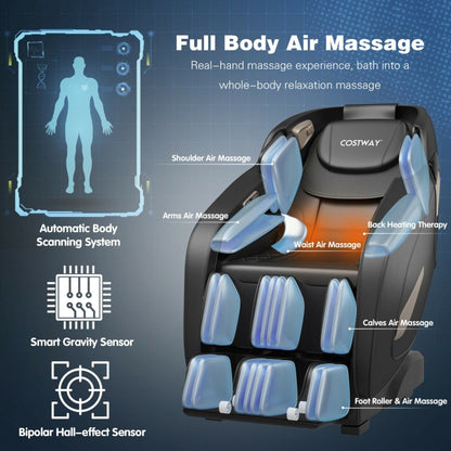 Relaxation 02 - Full Body Zero Gravity Shiatsu Massage Chair with SL Track Heat
