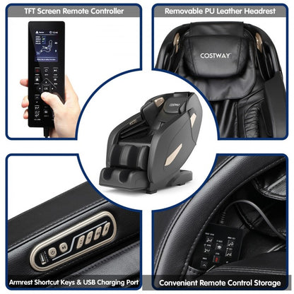 Relaxation 02 - Full Body Zero Gravity Shiatsu Massage Chair with SL Track Heat