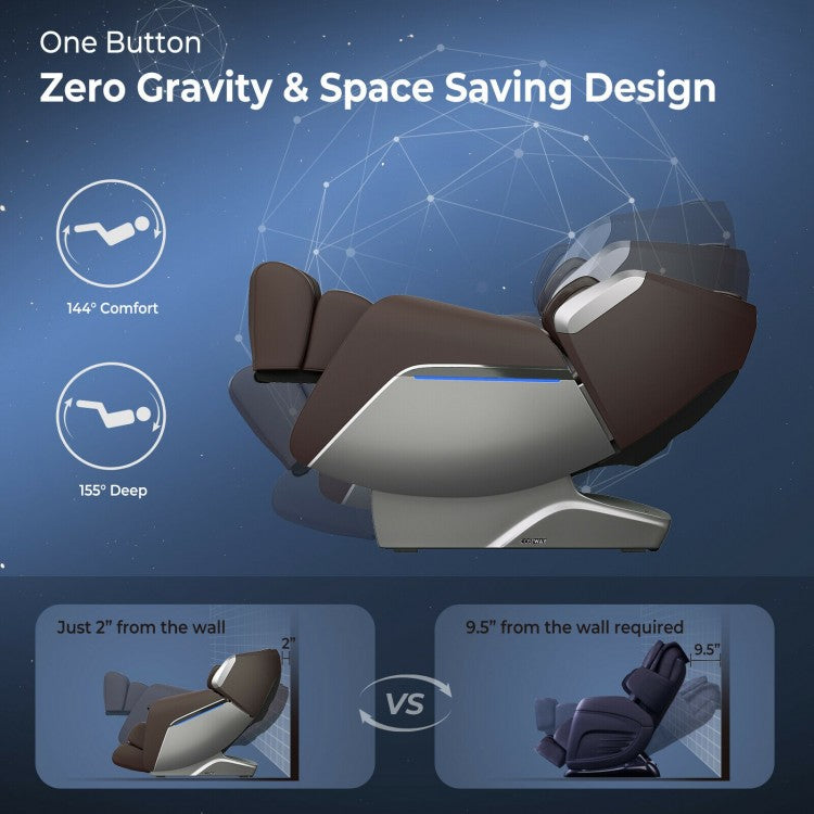 W208WL Full Body Zero Gravity Massage Chair with SL Track Voice Control Heat