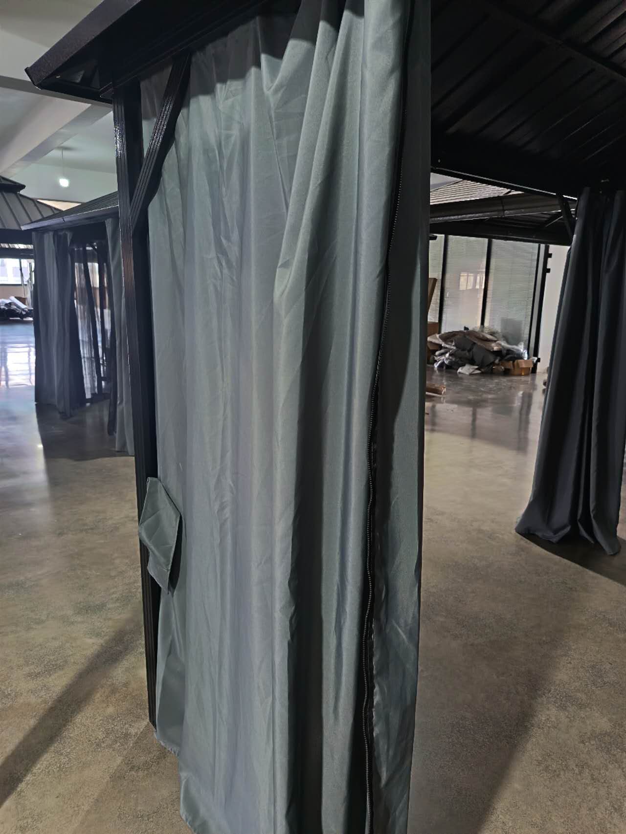 12' x 16' Double-Roof Hardtop Gazebo with Galvanized Steel Roof