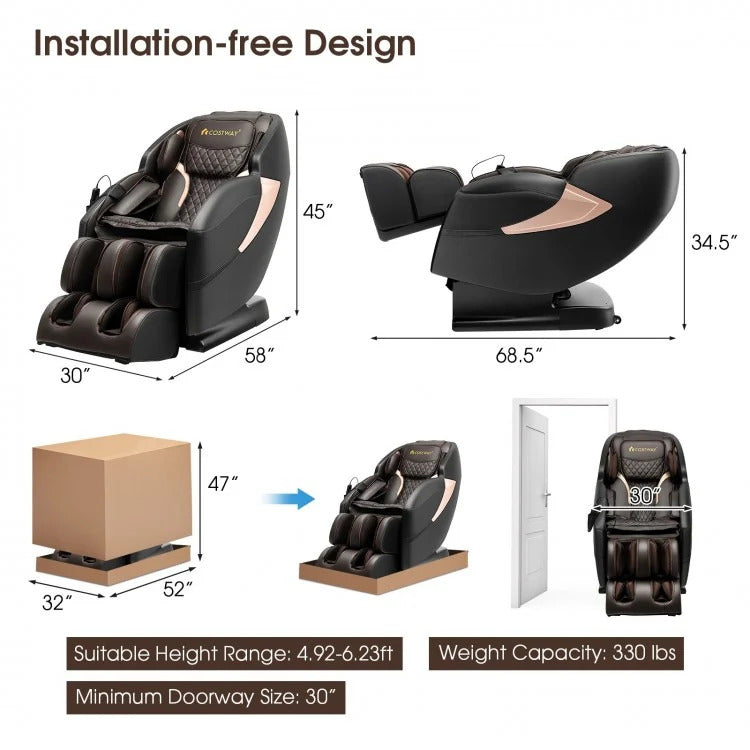 Relaxation 25 - Zero Gravity SL-Track Electric Shiatsu Massage Chair